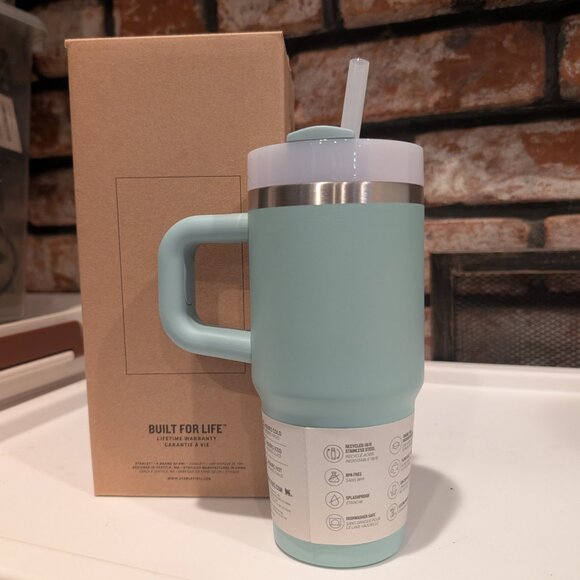 Stanley Flowstate Quencher H2.0 Tumbler 14oz Seafoam NWT - Picture 3 of 5